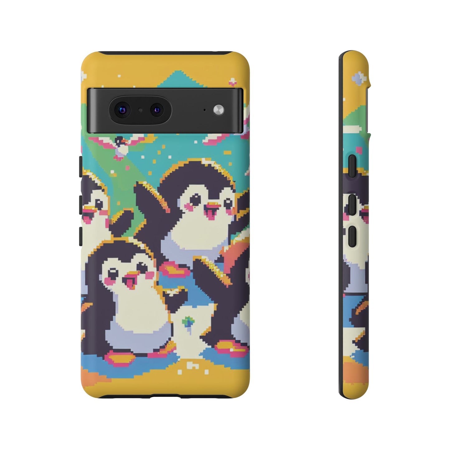 Cute Pixel Penguin Ultra-Tough Phone Case