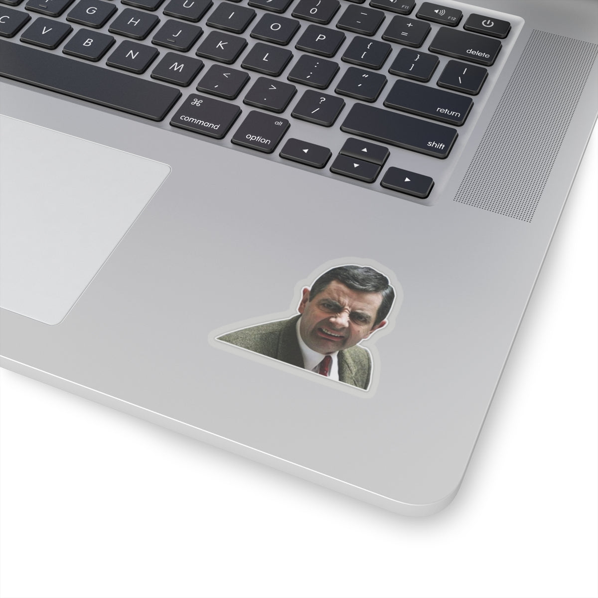 Mr. Bean Confused Meme Vinyl Sticker