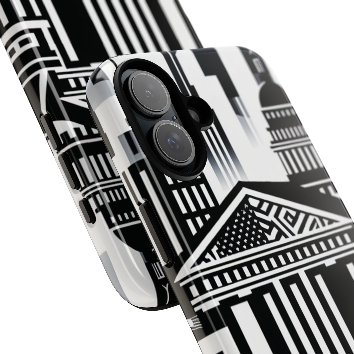 Monochrome City Buildings Ultra-Tough Phone Case