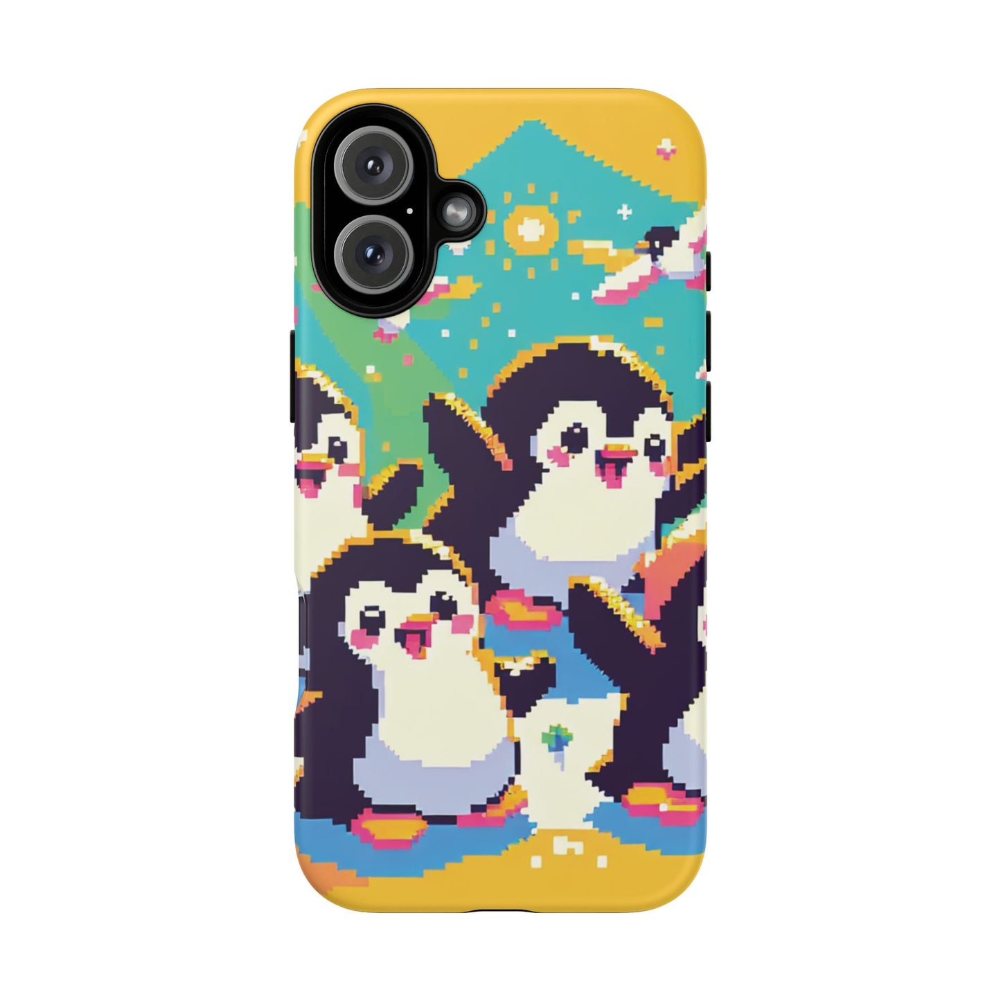 Cute Pixel Penguin Ultra-Tough Phone Case