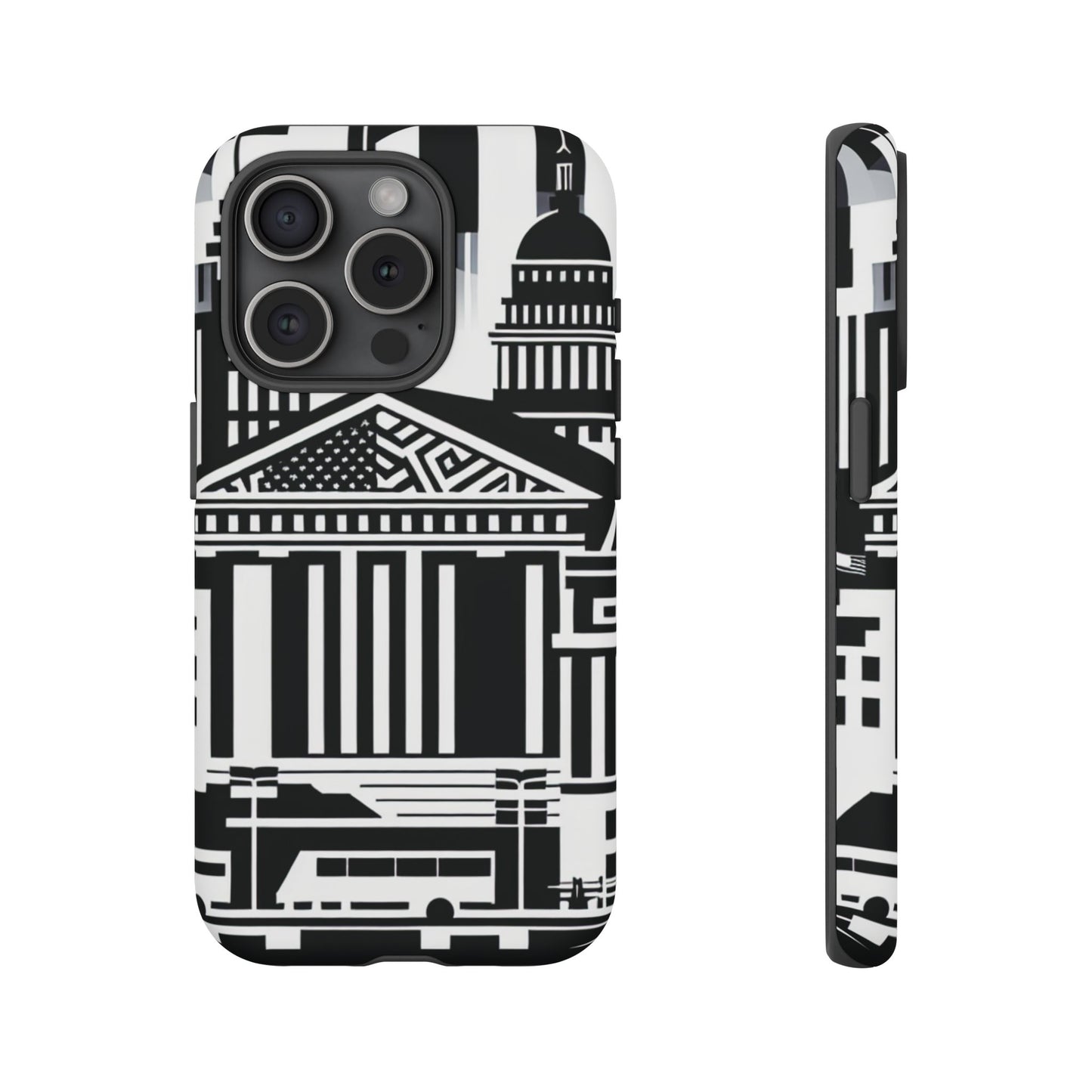 Monochrome City Buildings Ultra-Tough Phone Case