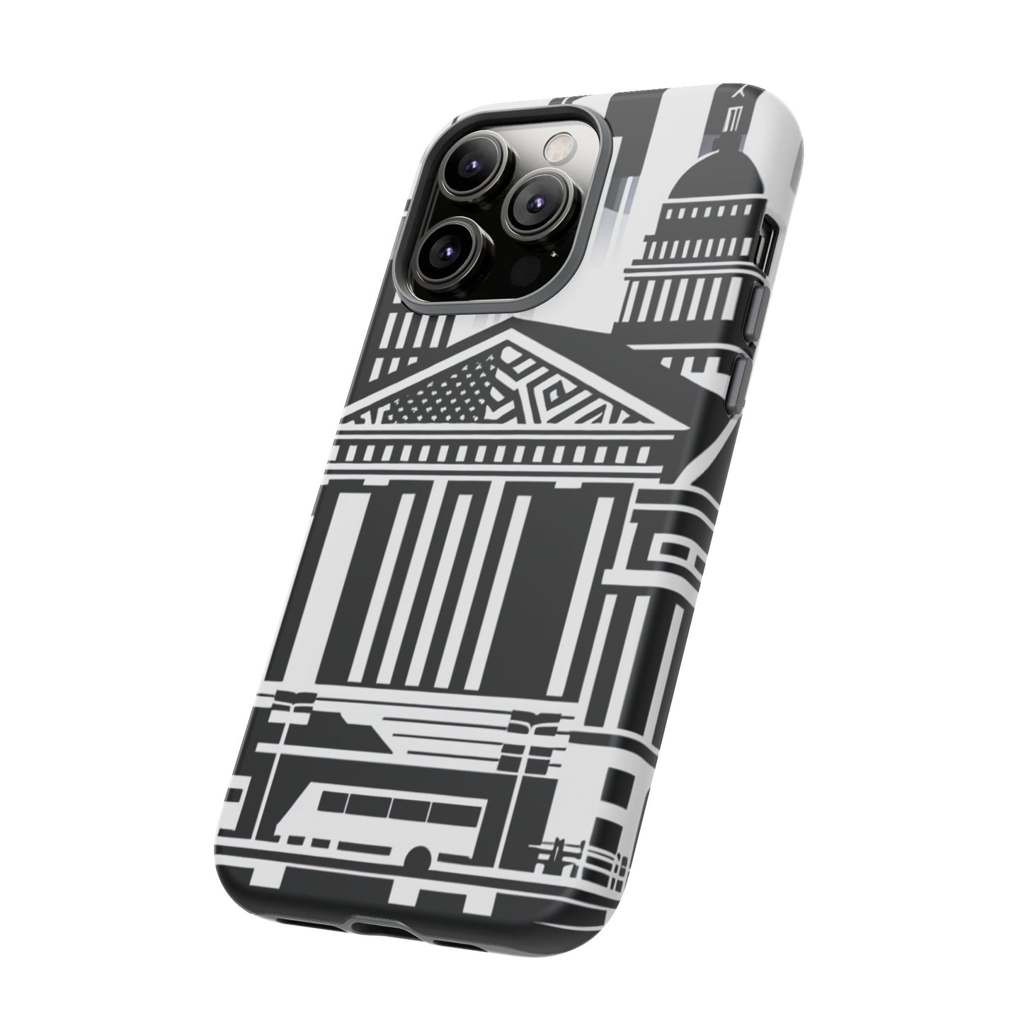 Monochrome City Buildings Ultra-Tough Phone Case