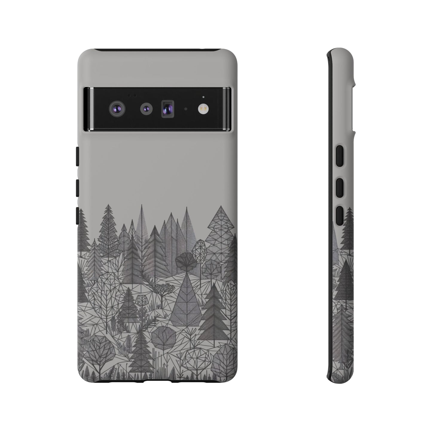 Geometric Monochrome Woodland Ultra-Tough Phone Case