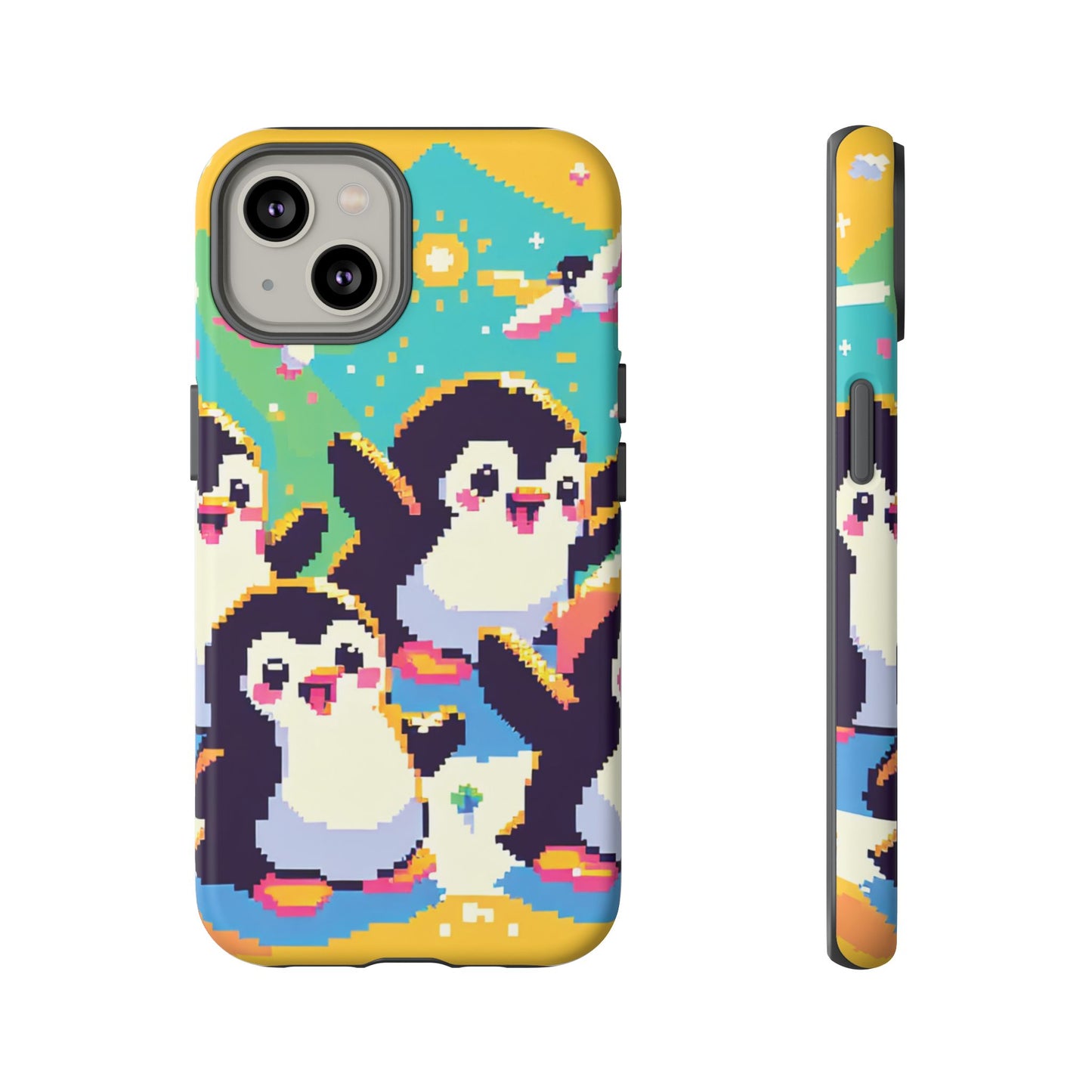 Cute Pixel Penguin Ultra-Tough Phone Case