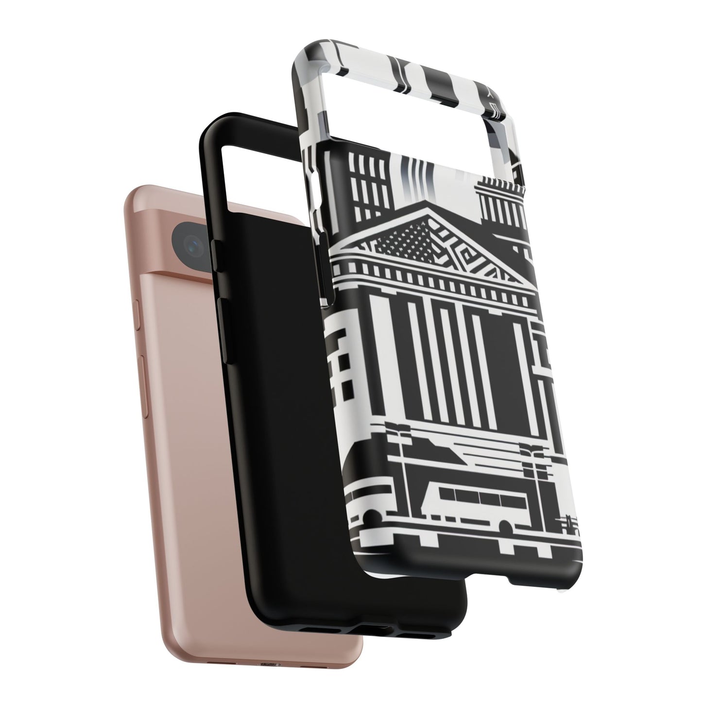 Monochrome City Buildings Ultra-Tough Phone Case