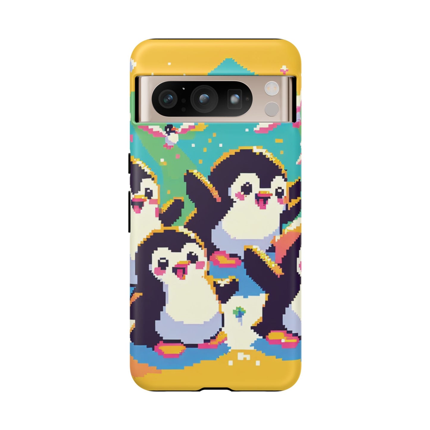 Cute Pixel Penguin Ultra-Tough Phone Case