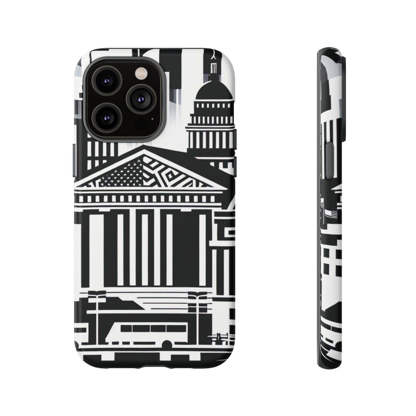 Monochrome City Buildings Ultra-Tough Phone Case