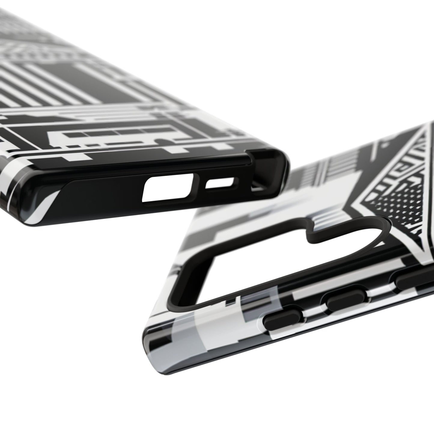 Monochrome City Buildings Ultra-Tough Phone Case