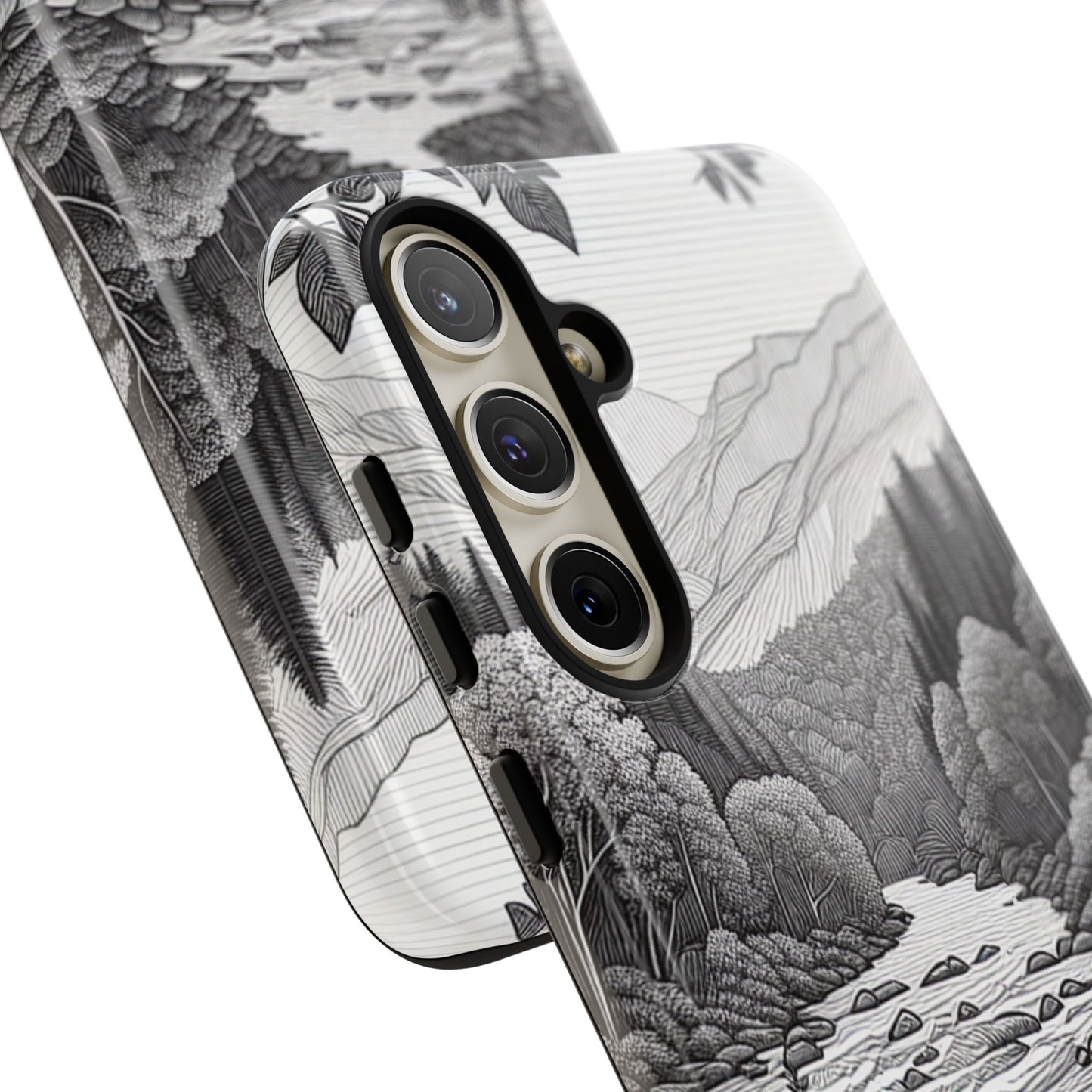 Landscape Line Drawing Ultra-Tough Phone Case