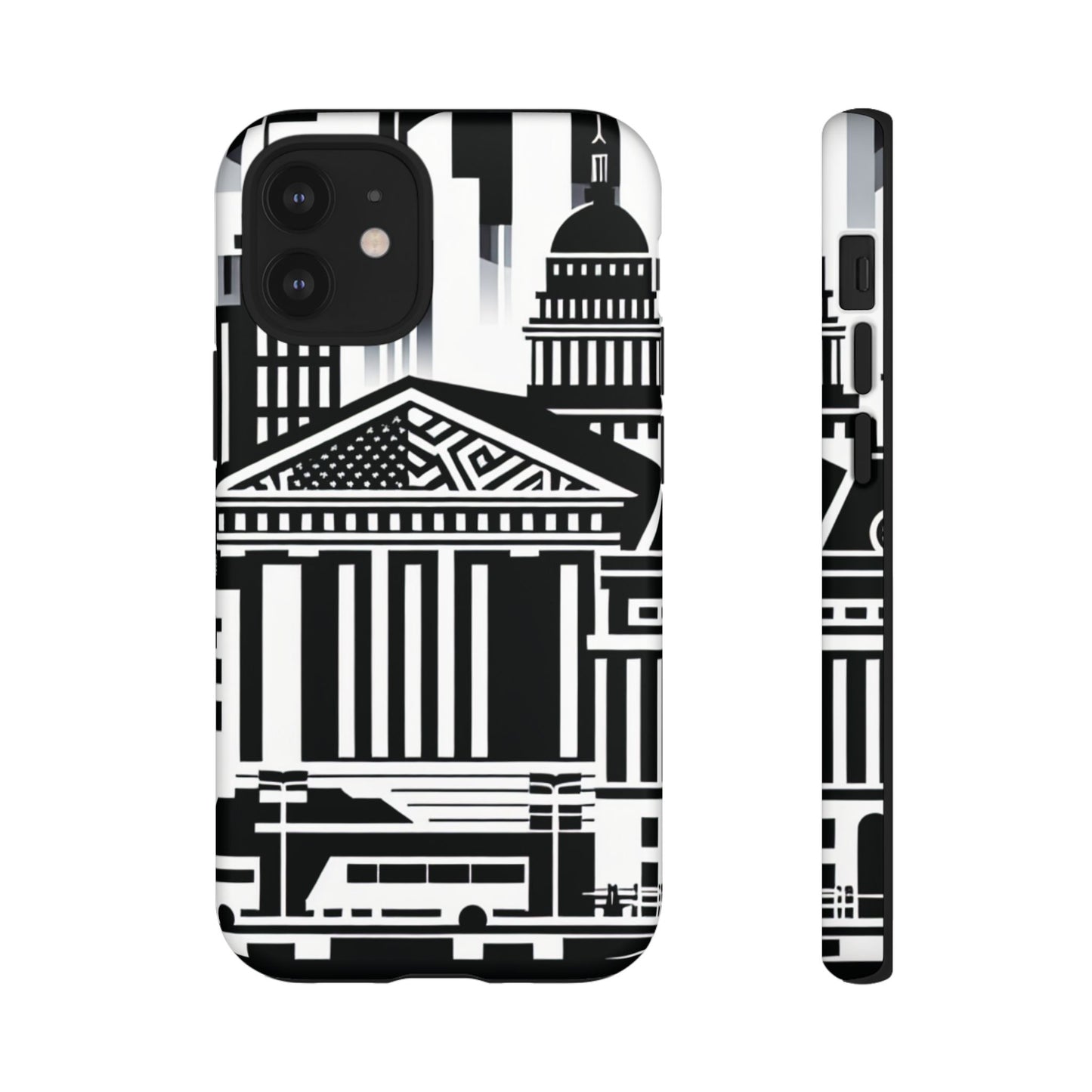 Monochrome City Buildings Ultra-Tough Phone Case