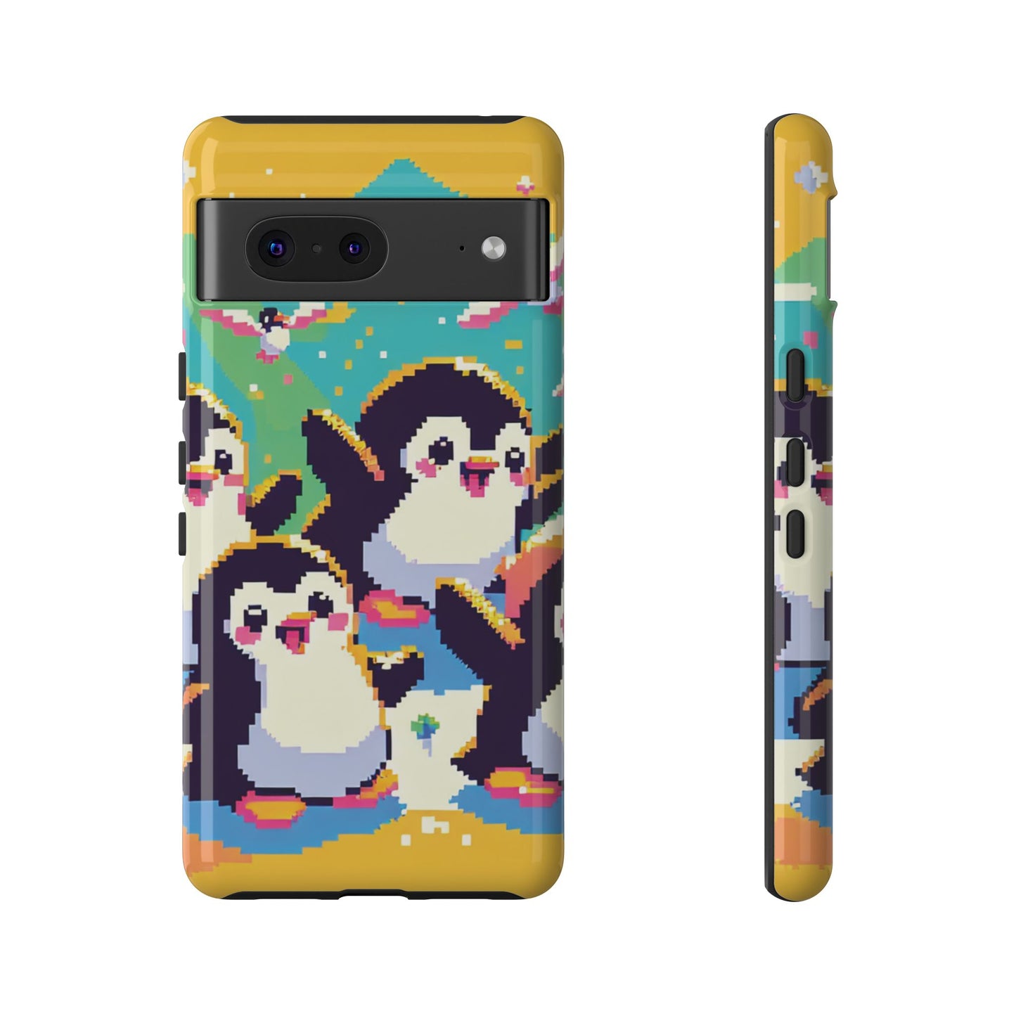 Cute Pixel Penguin Ultra-Tough Phone Case