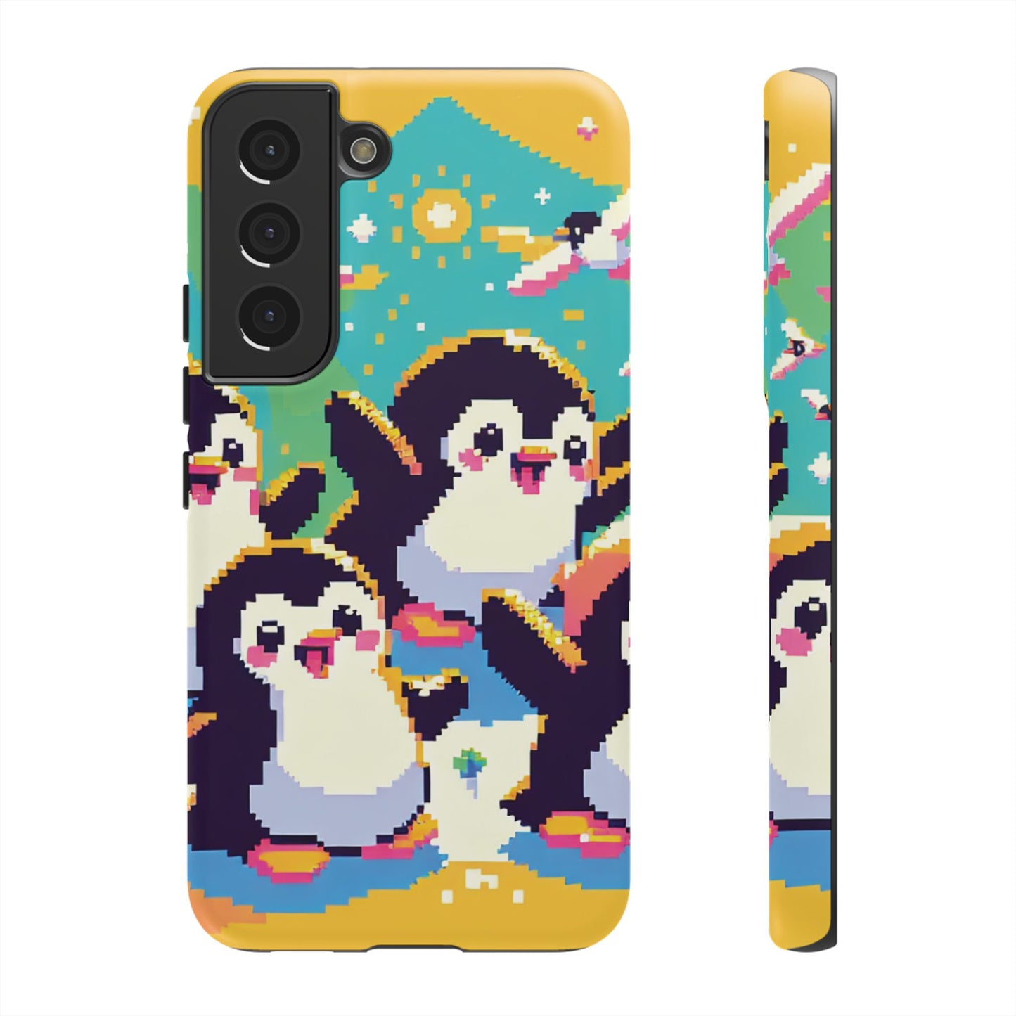 Cute Pixel Penguin Ultra-Tough Phone Case