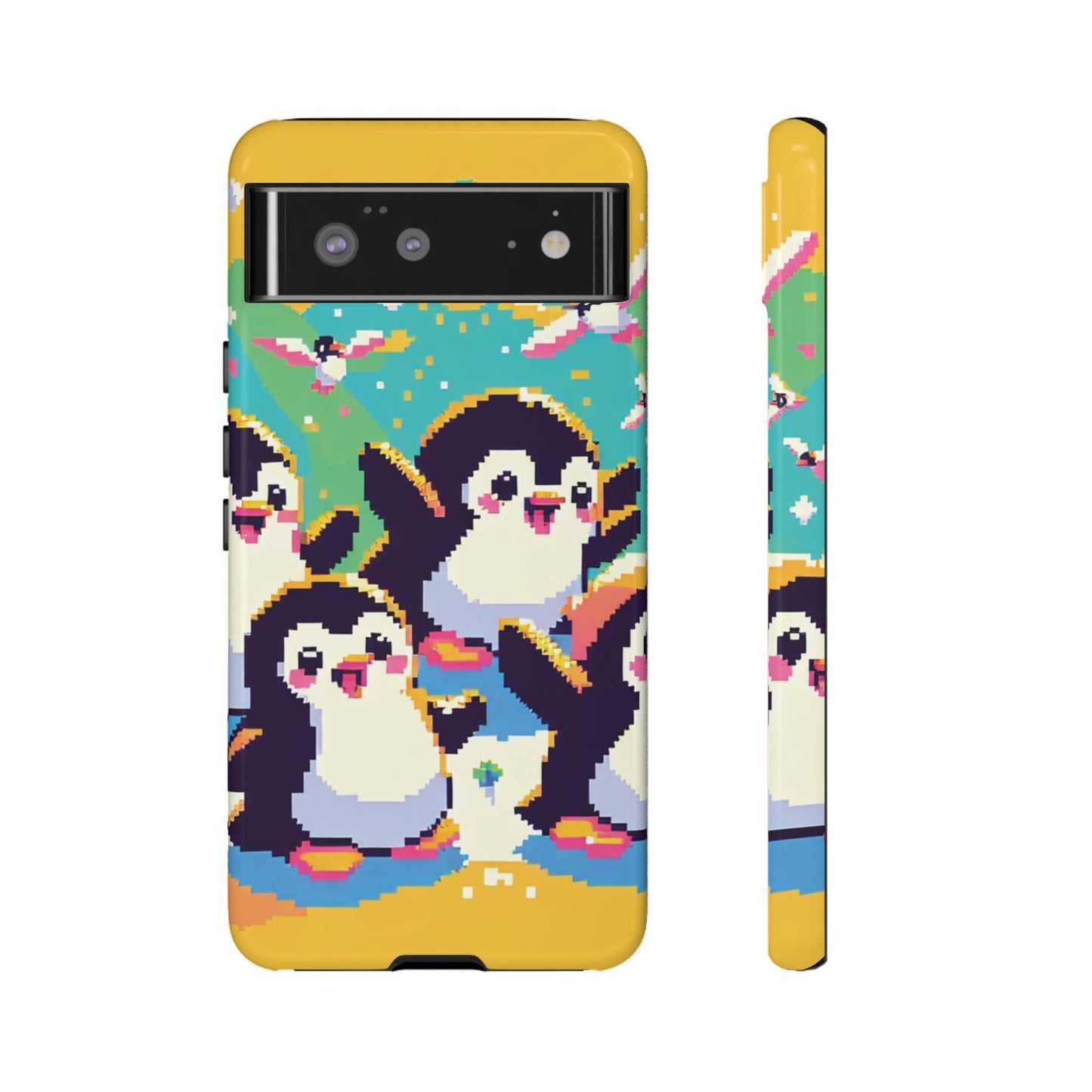 Cute Pixel Penguin Ultra-Tough Phone Case