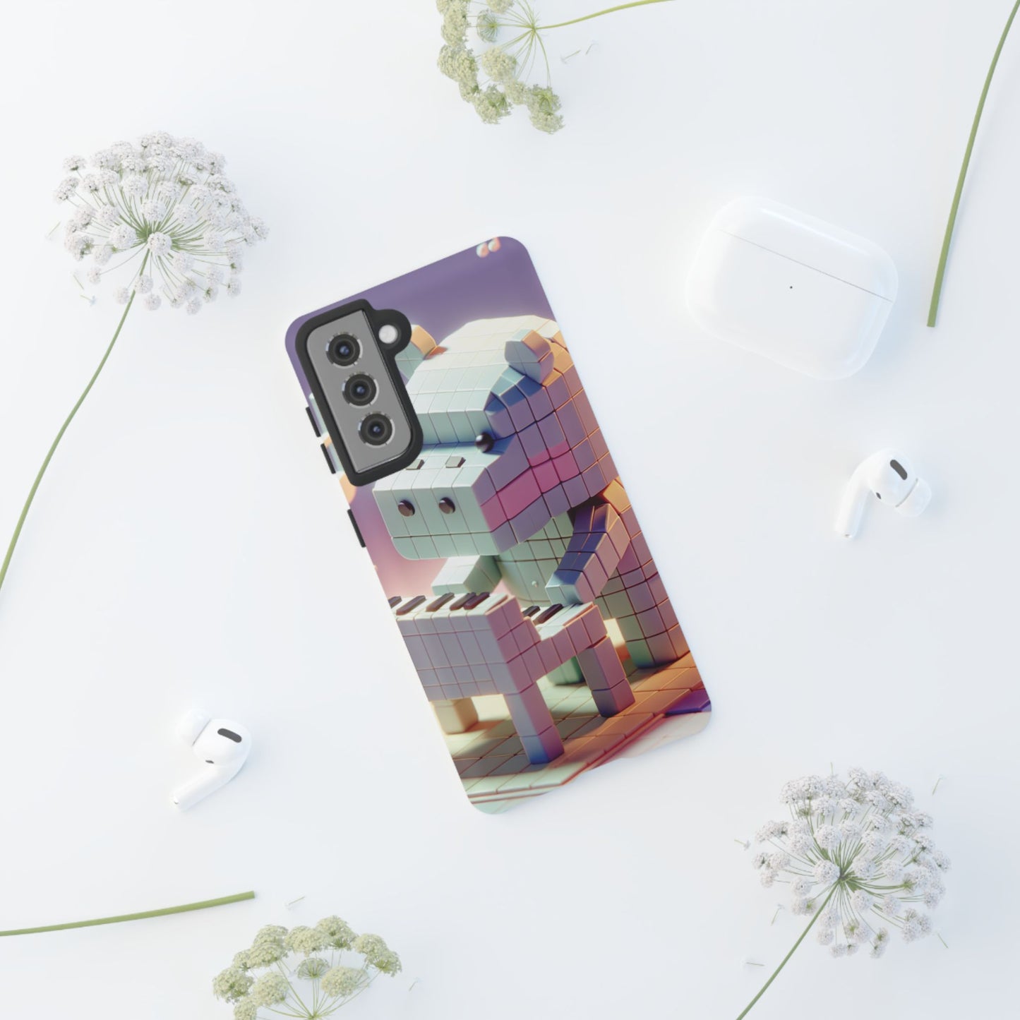 Cube Piano Piggy Ultra-Tough Phone Case