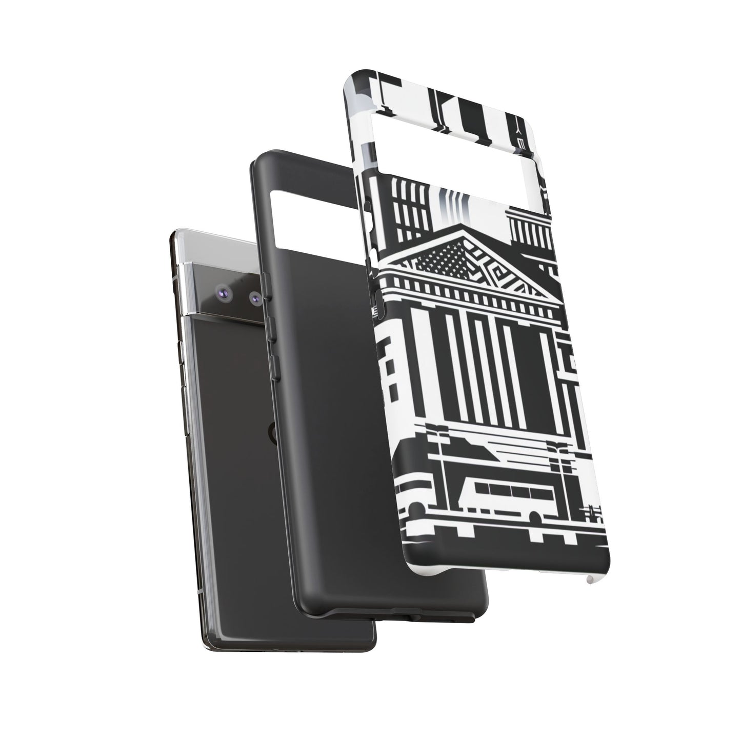 Monochrome City Buildings Ultra-Tough Phone Case