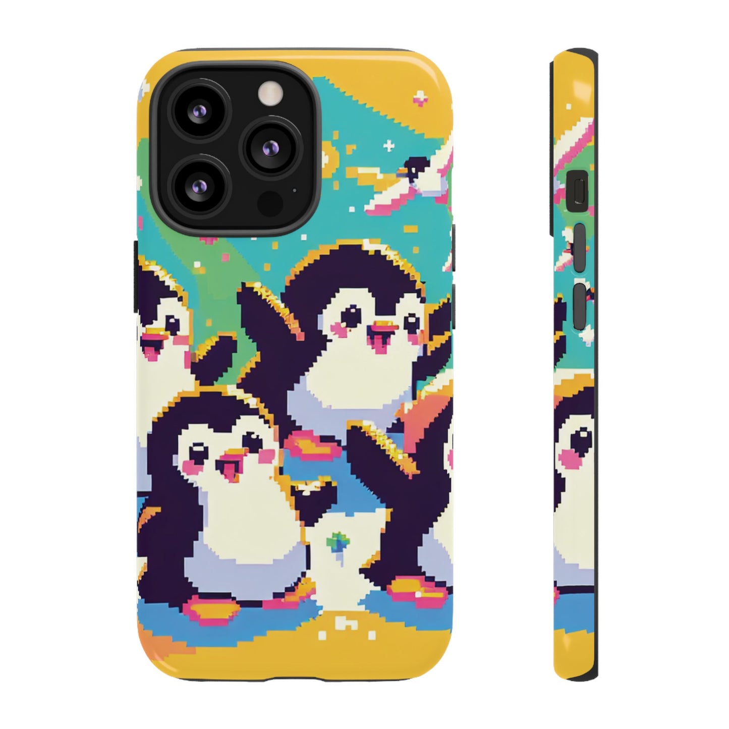 Cute Pixel Penguin Ultra-Tough Phone Case