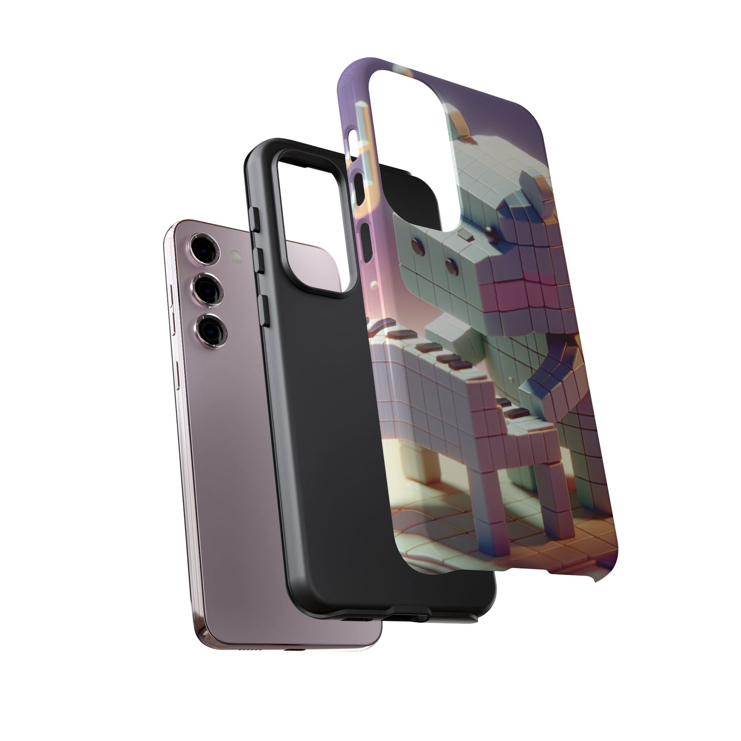 Cube Piano Piggy Ultra-Tough Phone Case