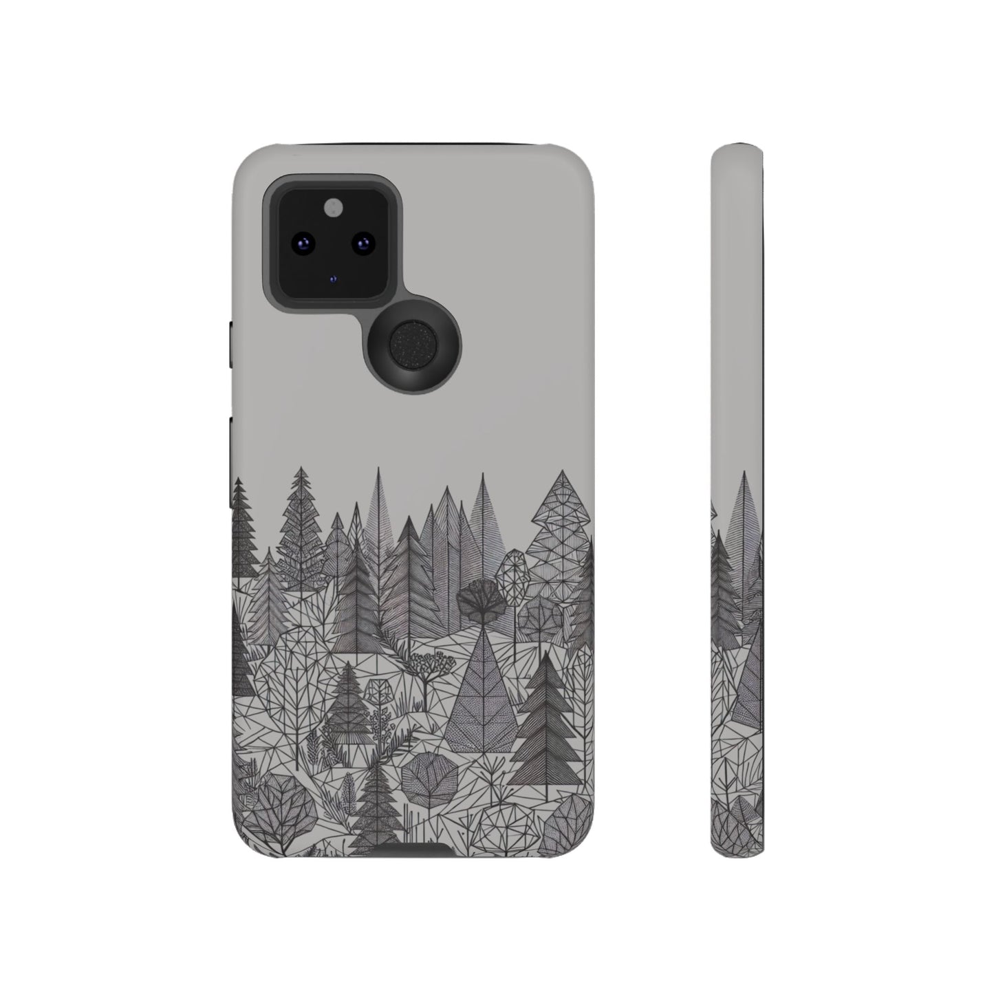 Geometric Monochrome Woodland Ultra-Tough Phone Case