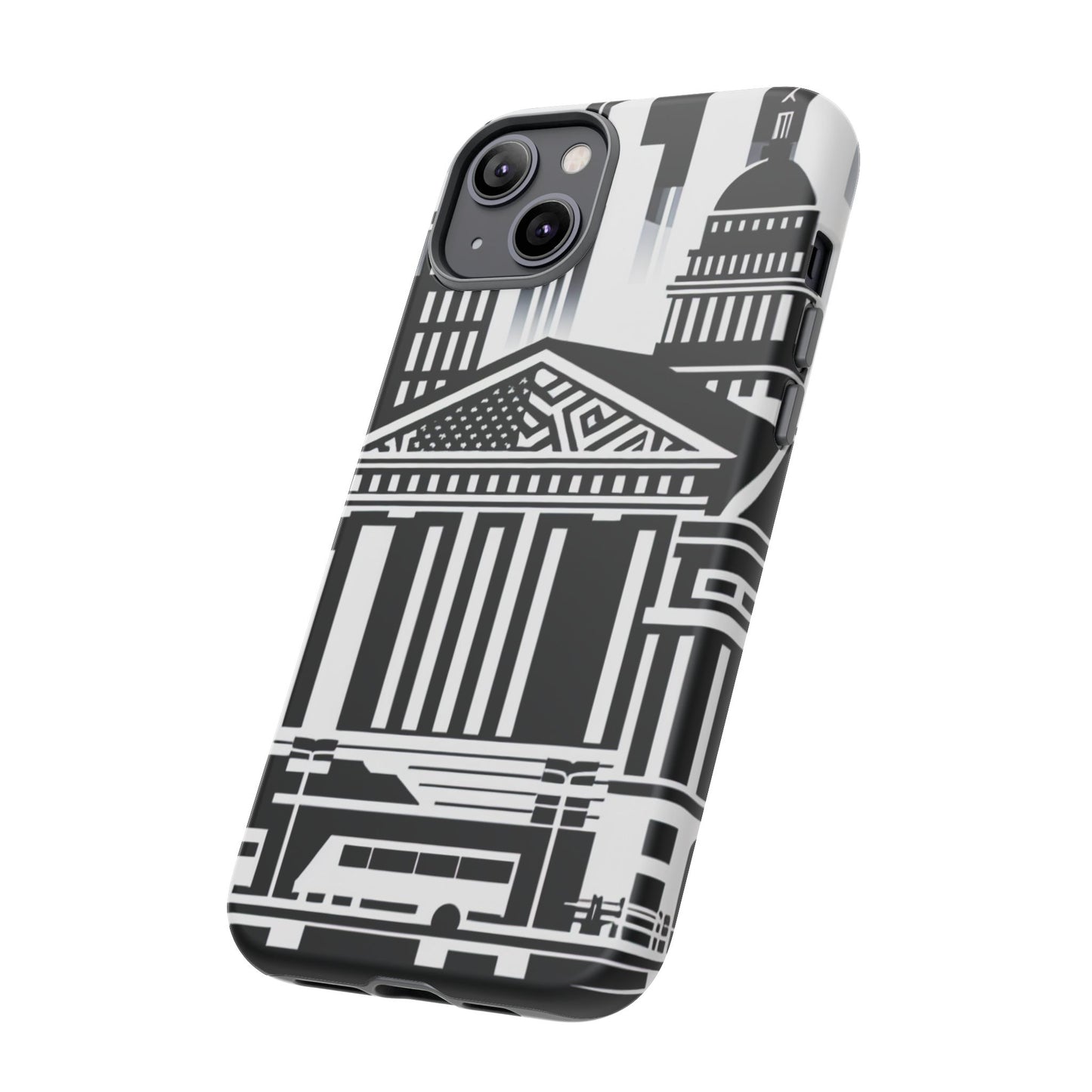 Monochrome City Buildings Ultra-Tough Phone Case