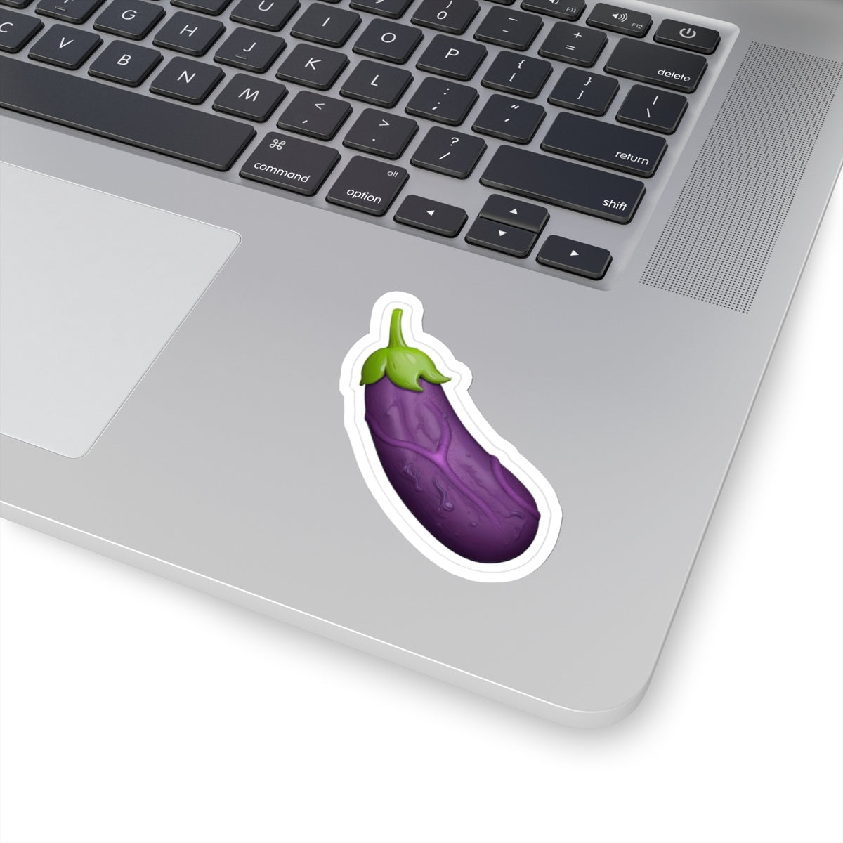 Veiny Aubergine Emoji Vinyl Sticker