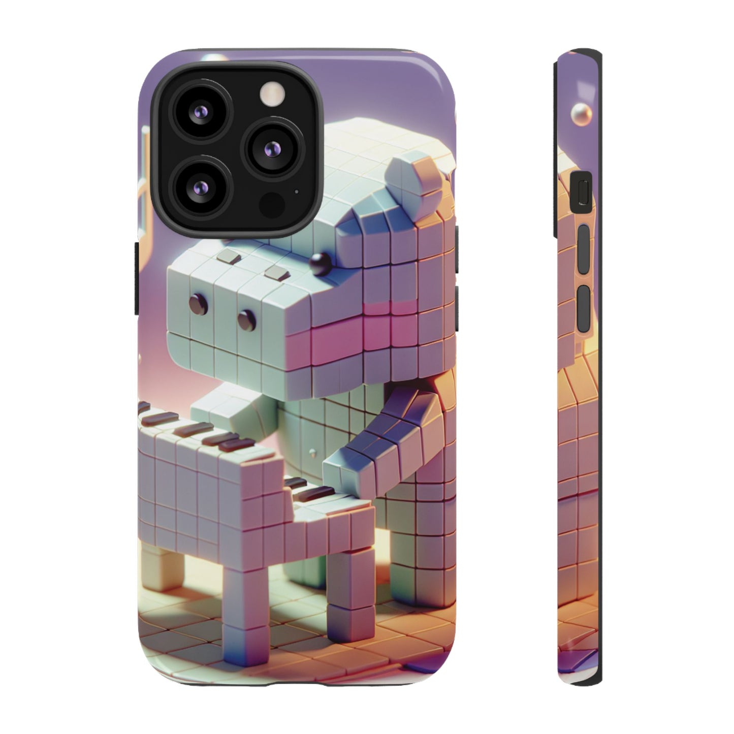 Cube Piano Piggy Ultra-Tough Phone Case