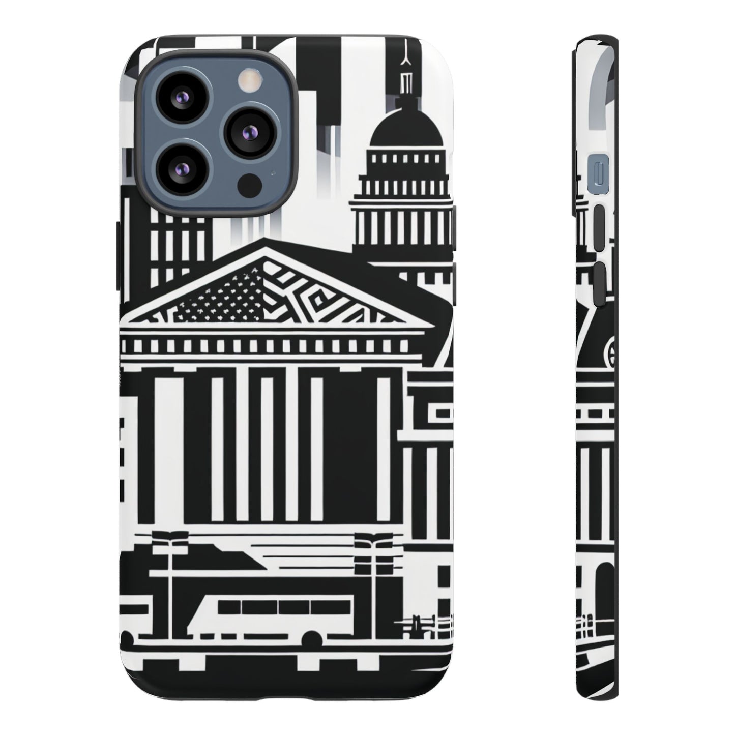 Monochrome City Buildings Ultra-Tough Phone Case