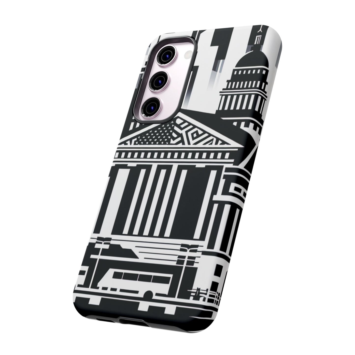 Monochrome City Buildings Ultra-Tough Phone Case