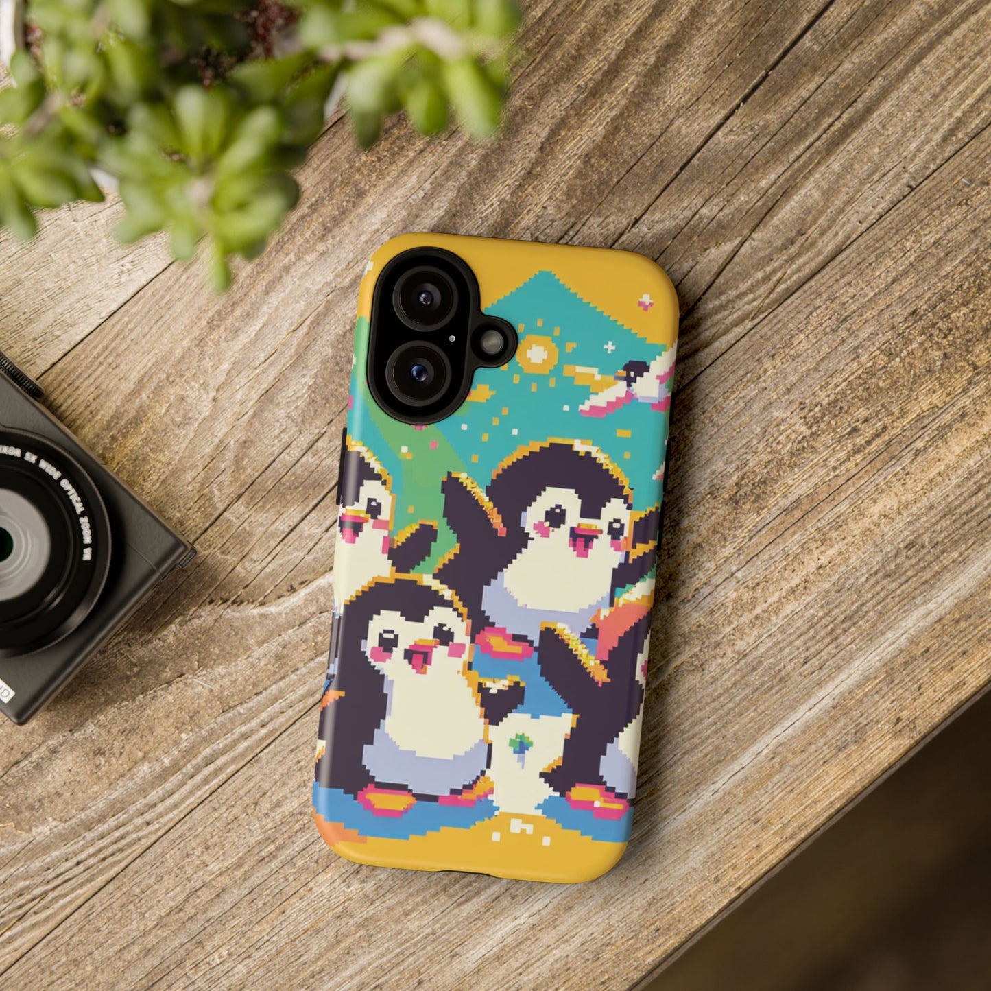 Cute Pixel Penguin Ultra-Tough Phone Case