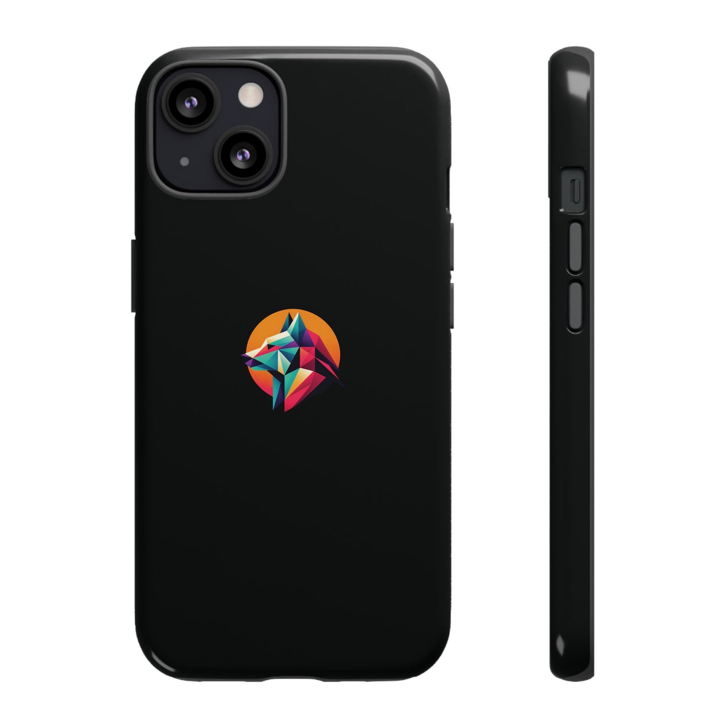 Geometric Wolf Design Ultra-Tough Phone Case