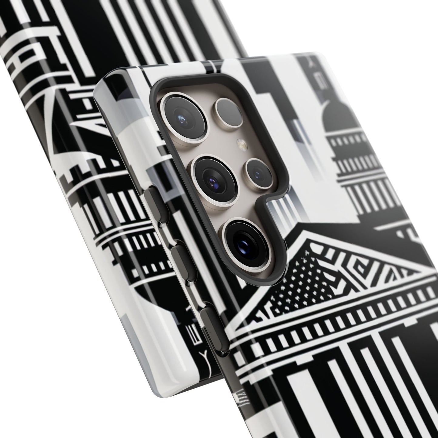 Monochrome City Buildings Ultra-Tough Phone Case