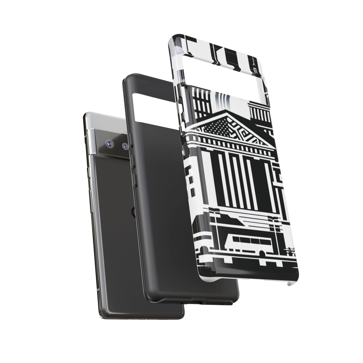 Monochrome City Buildings Ultra-Tough Phone Case