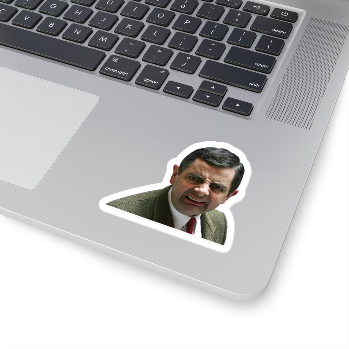 Mr. Bean Confused Meme Vinyl Sticker