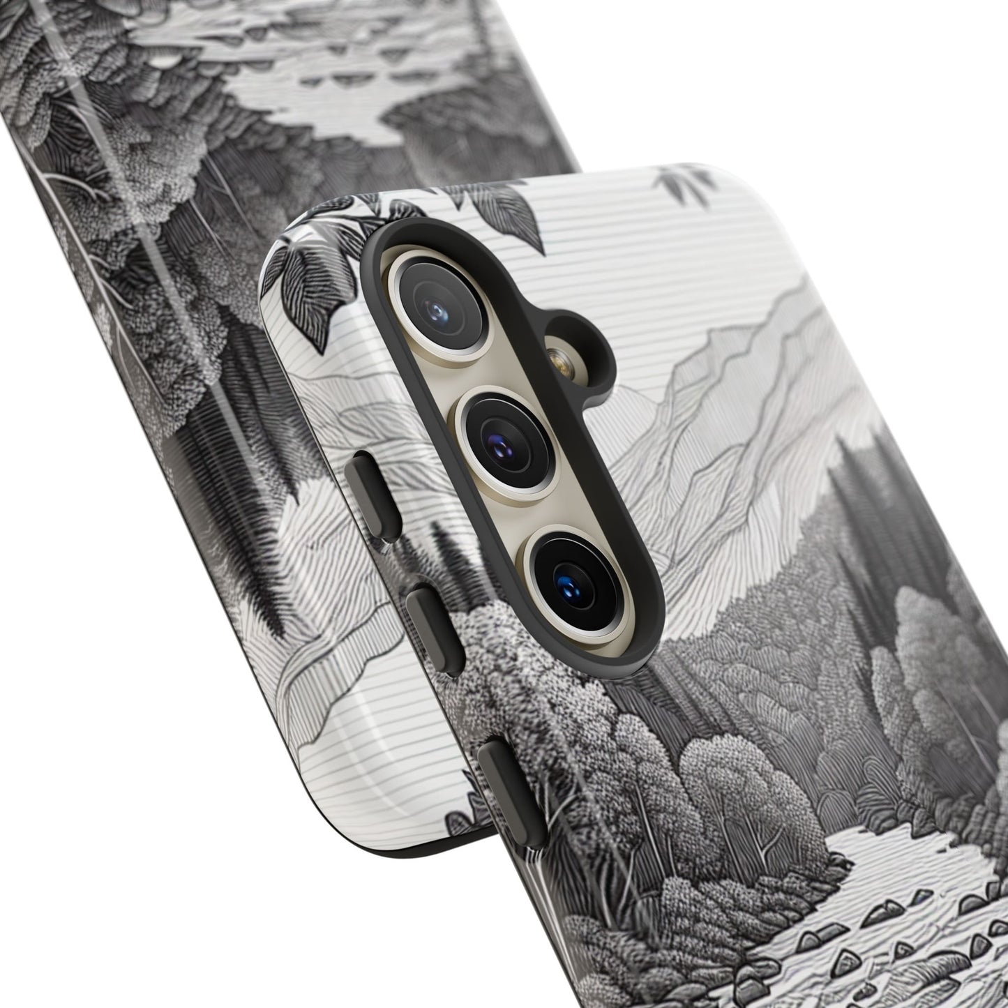 Landscape Line Drawing Ultra-Tough Phone Case