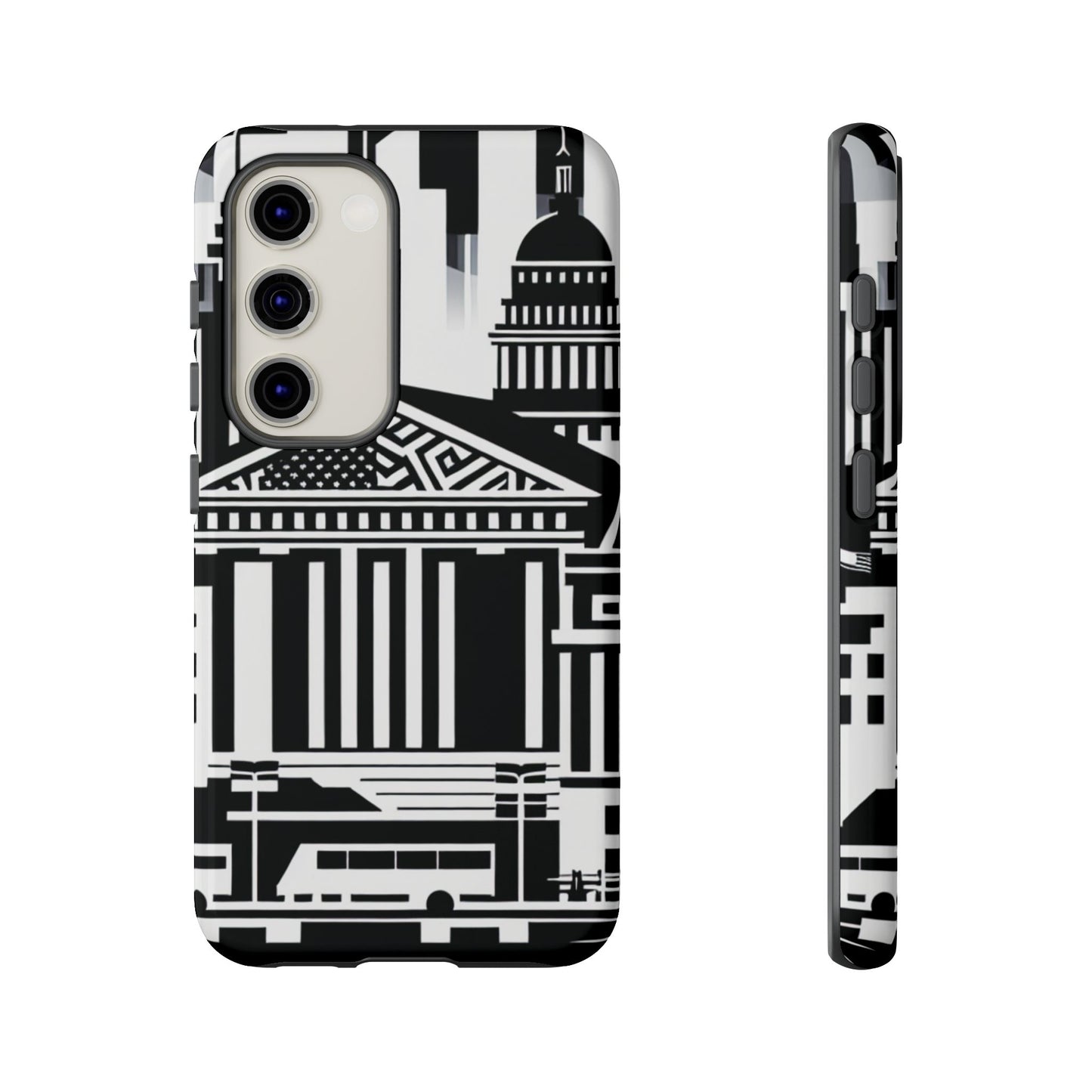 Monochrome City Buildings Ultra-Tough Phone Case