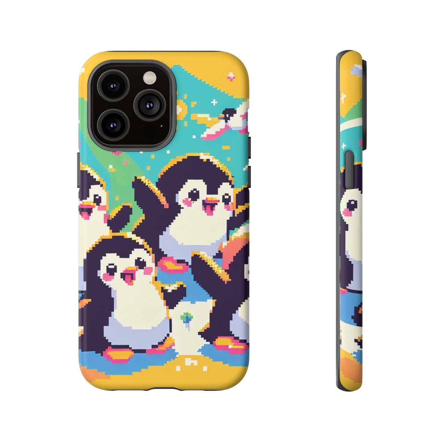 Cute Pixel Penguin Ultra-Tough Phone Case