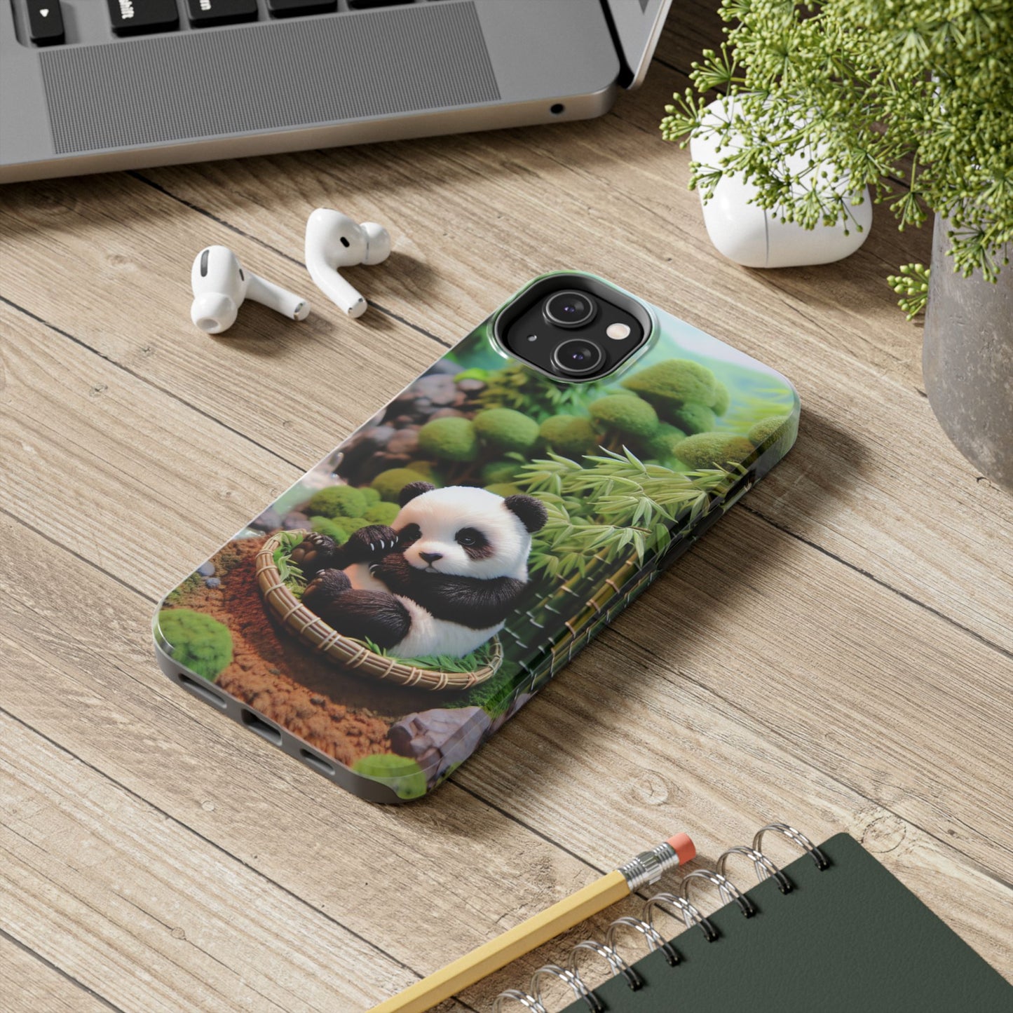 Cute Panda Ultra-Tough Phone Case