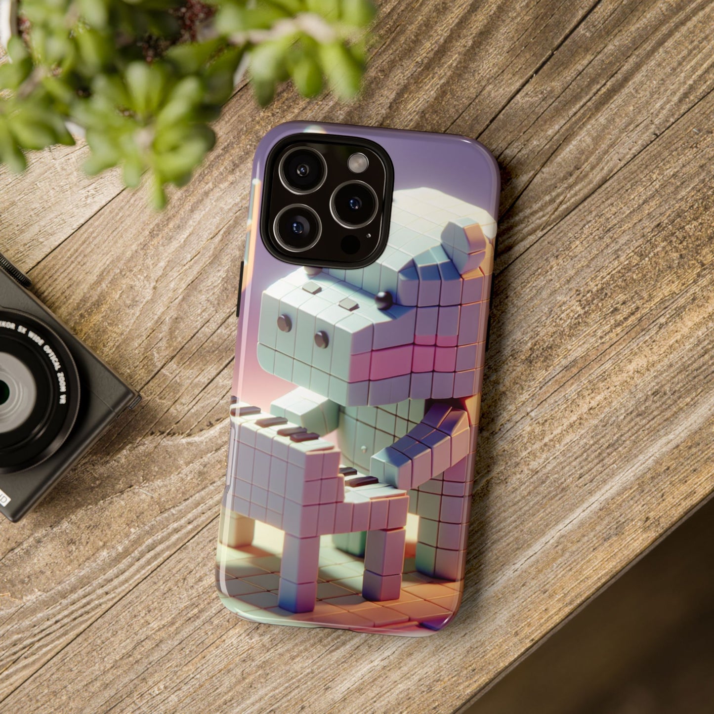 Cube Piano Piggy Ultra-Tough Phone Case