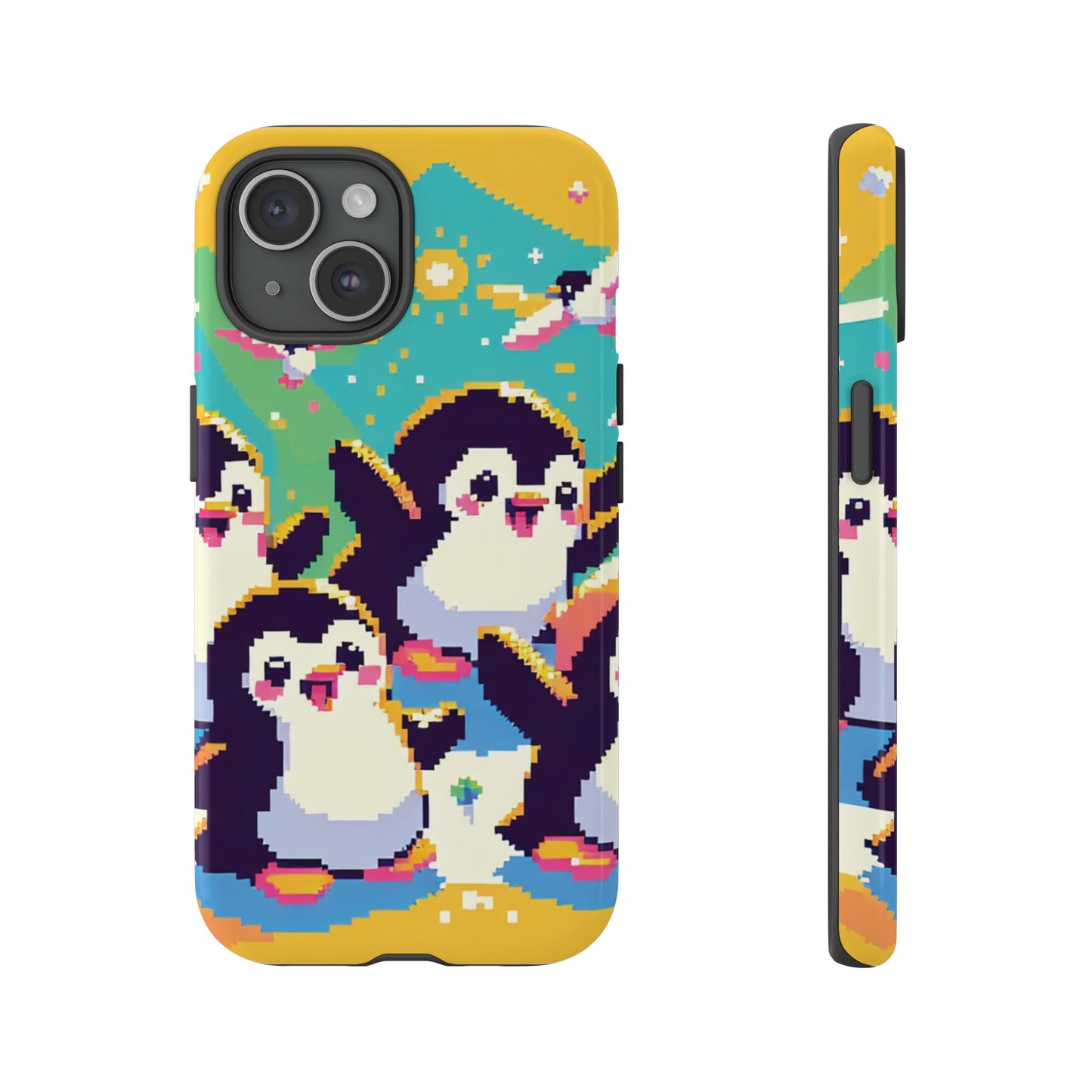 Cute Pixel Penguin Ultra-Tough Phone Case