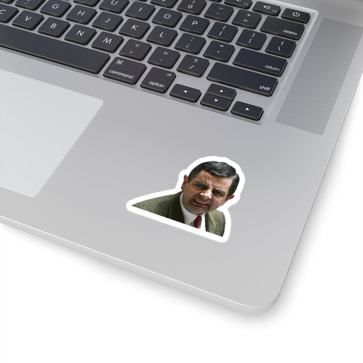 Mr. Bean Confused Meme Vinyl Sticker