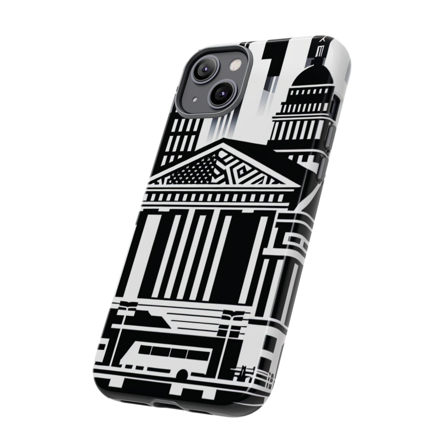 Monochrome City Buildings Ultra-Tough Phone Case