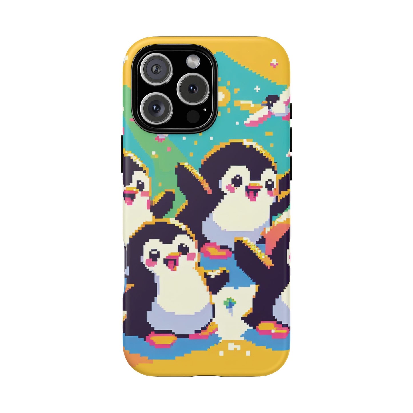 Cute Pixel Penguin Ultra-Tough Phone Case