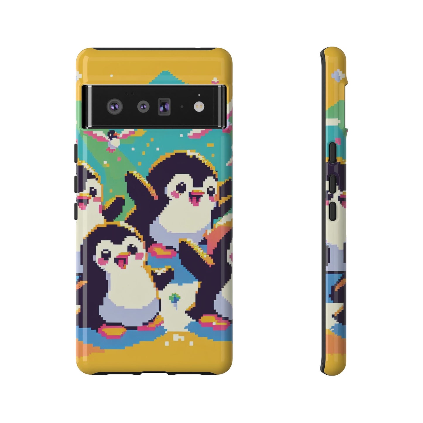 Cute Pixel Penguin Ultra-Tough Phone Case