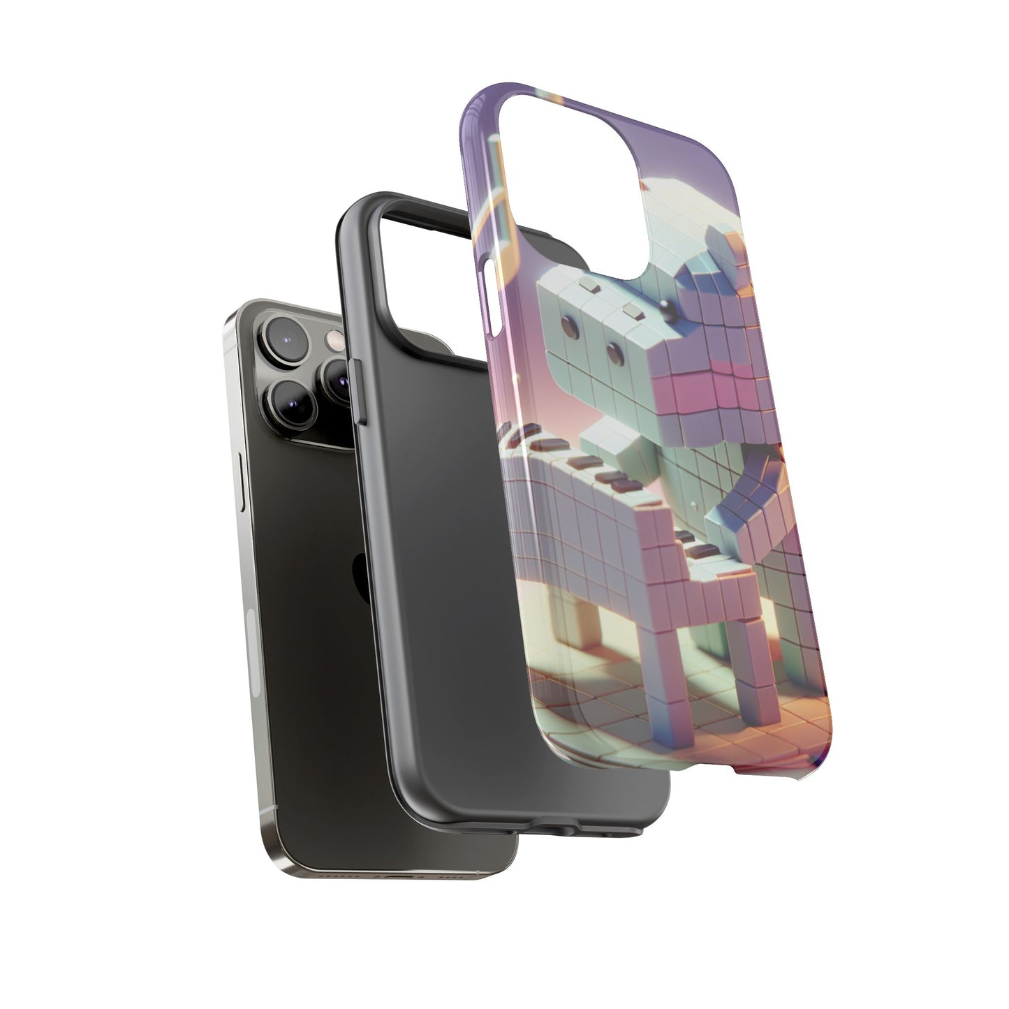 Cube Piano Piggy Ultra-Tough Phone Case