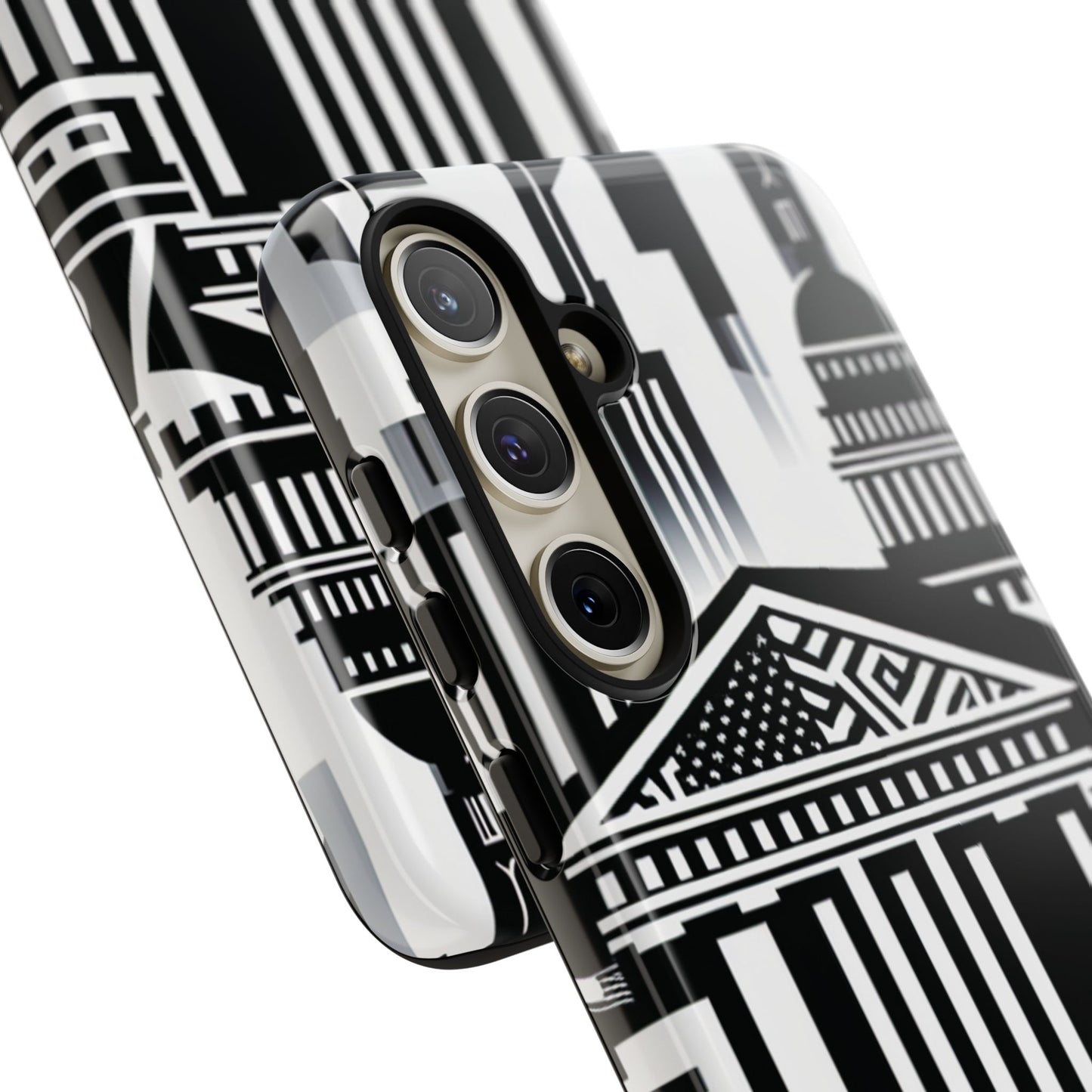 Monochrome City Buildings Ultra-Tough Phone Case