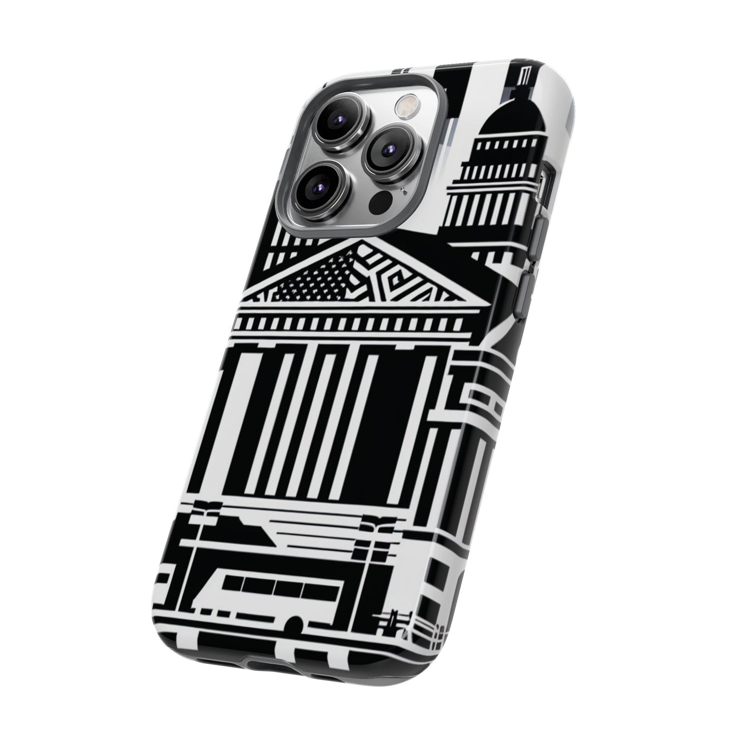 Monochrome City Buildings Ultra-Tough Phone Case