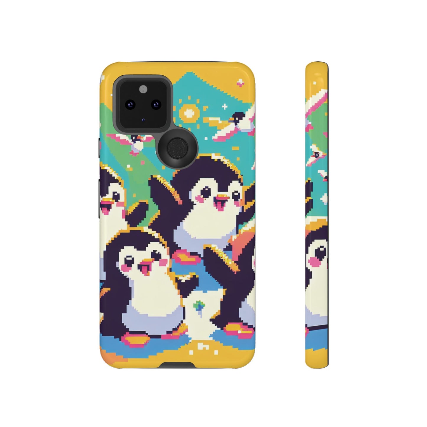 Cute Pixel Penguin Ultra-Tough Phone Case