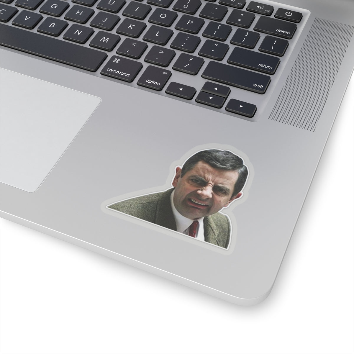 Mr. Bean Confused Meme Vinyl Sticker