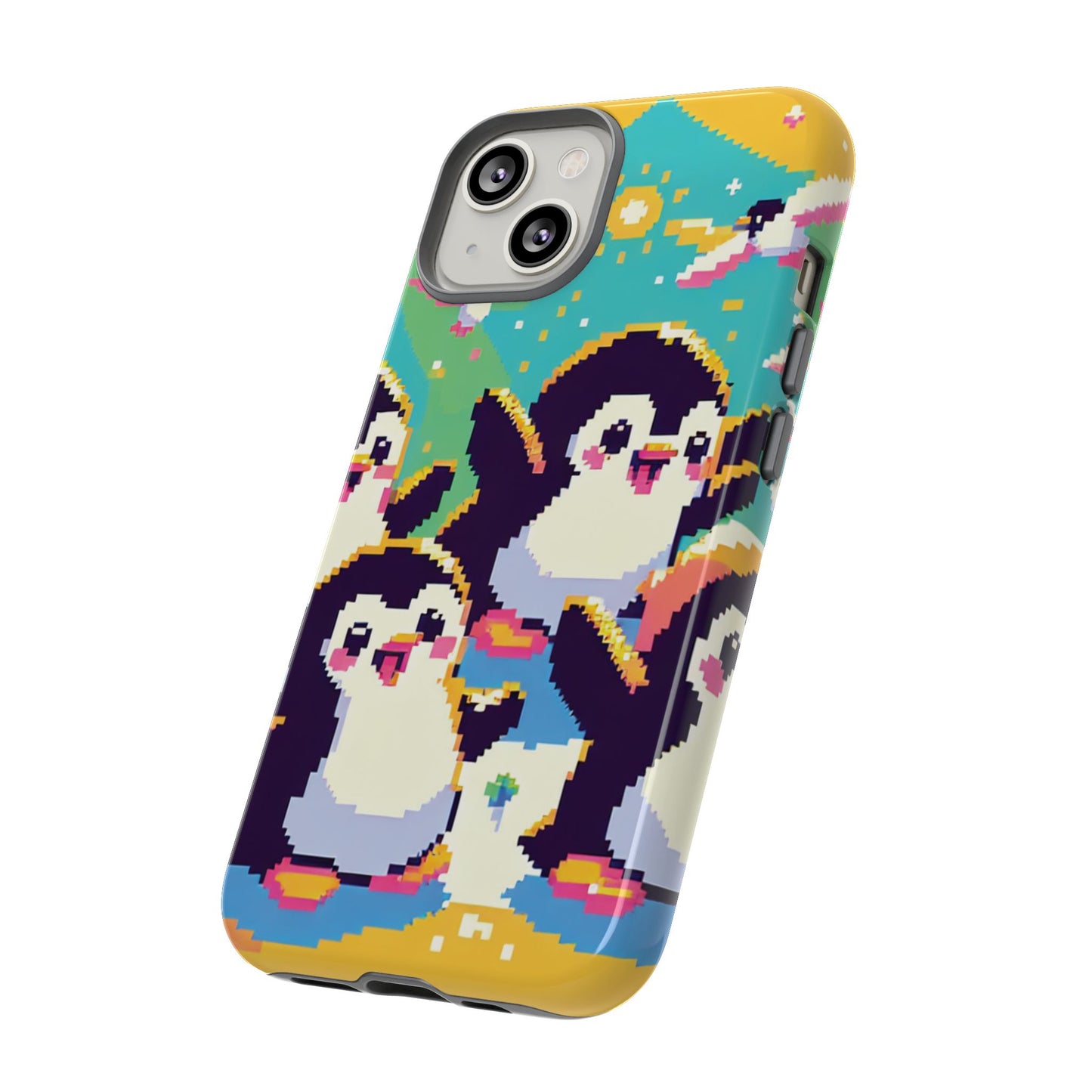 Cute Pixel Penguin Ultra-Tough Phone Case