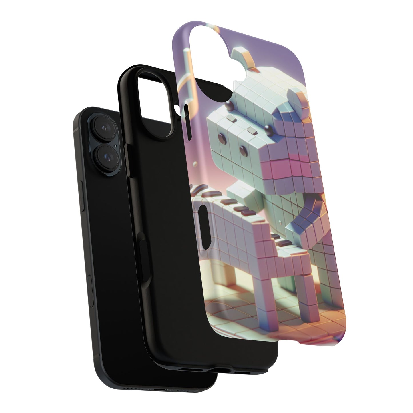 Cube Piano Piggy Ultra-Tough Phone Case