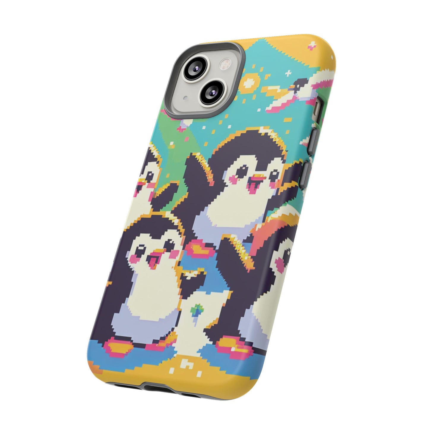 Cute Pixel Penguin Ultra-Tough Phone Case